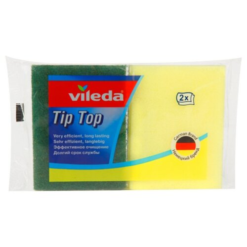 фото Губки для посуды vileda "тип топ", 2 штуки