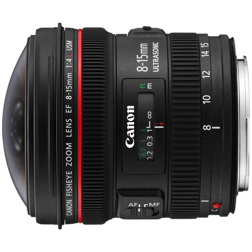 Объектив Canon EF 8-15mm f/4.0L Fisheye USM черный