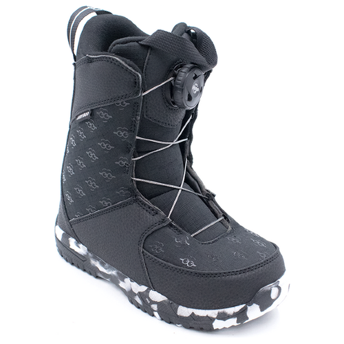 фото Ботинки сноубордические luckyboo - future fastec (размер 32eu/20см цвет черный)