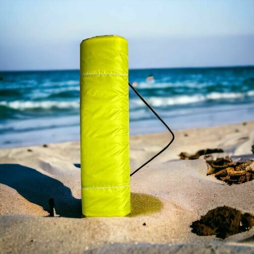 фото Коврик-сумка на молнии складной для гальки 140*60*3 см , коврик для пляжа . ztm