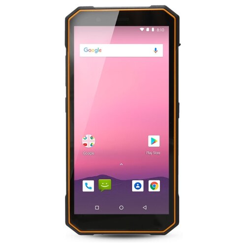 фото Смартфон ginzzu rs9602, черный/оранжевый