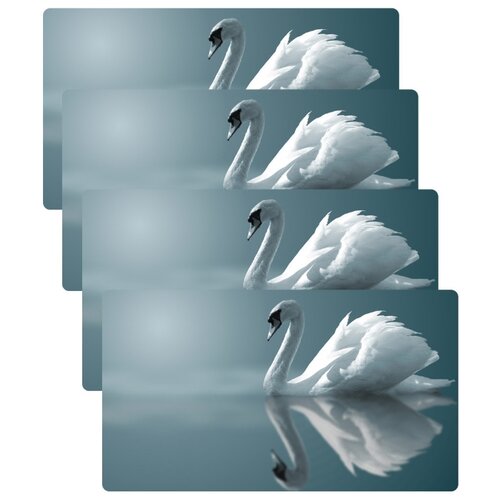 фото Набор термосалфеток 3d "лебедь" (4 штуки) arte nuevo