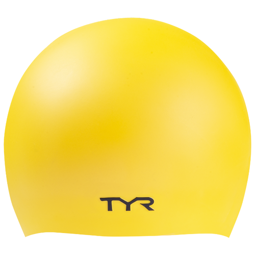 фото Шапочка для плавания tyr wrinkle-free silicone cap, силикон, lcsl/720, желтый