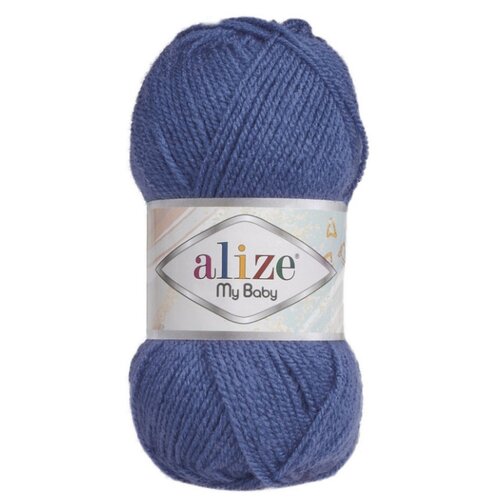 фото Пряжа для вязания alize "my baby", цвет: 353 джинс, 150 м, 50 грамм (5 мотков)