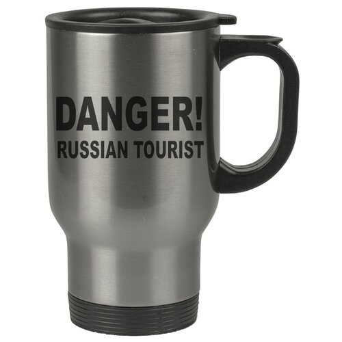 фото Автомобильная термокружка danger! russian tourist drabs
