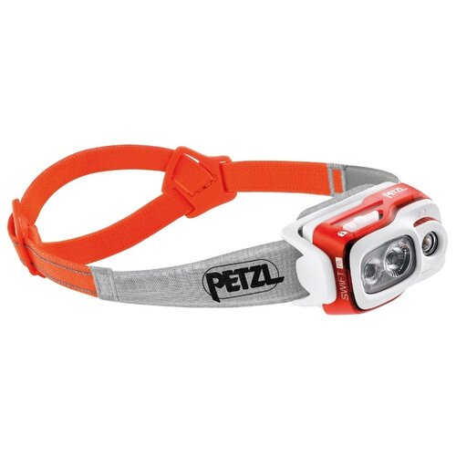 фото Фонарь светодиодный налобный petzl swift rl оранжевый, 900 лм, аккумулятор