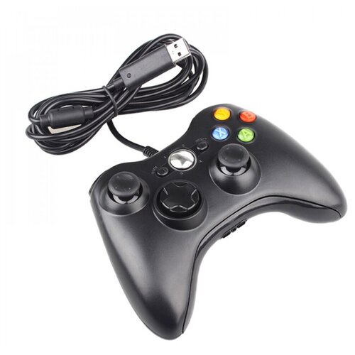 фото Геймпад для xbox 360/pc проводной черный (black) бруталити