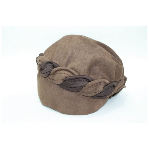 фото Шапка шлем демисезонная, подкладка, размер 58 - 59, коричневый мария