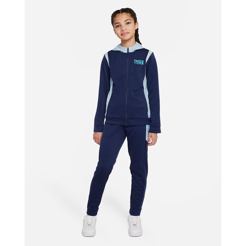 фото Костюм nike для девочек, толстовка и брюки, размер s(128-137), синий