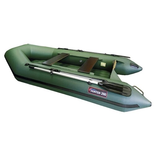 фото Надувная лодка hunterboat хантер 290 л зеленый