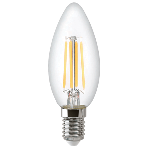 фото Лампа светодиодная hiper thomson led filament candle 5w 560lm e14 6500k brand