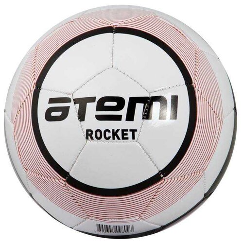 фото Футбольный мяч atemi rocket белый/красный 5