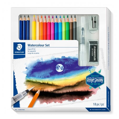 фото Набор для рисования "watercolour set", 18 предметов staedtler