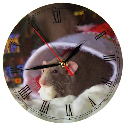 фото Часы настенные без стекла "мышка c сахарком", 20 см arte nuevo