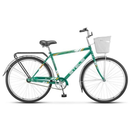 фото Велосипед stels navigator 28' 300 gent z010 (с корзиной), зелёный