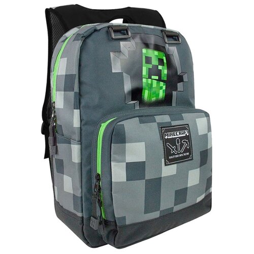 фото Jinx рюкзак minecraft creepy creeper, темно-серый