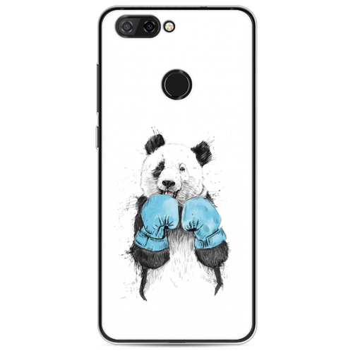 фото Силиконовый чехол панда боксер на zte blade v9 case place