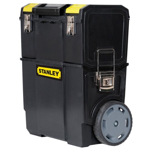 фото Ящик-тележка stanley mobile work center 2 в 1 1-70-327 57x47.5x28.4 см черный
