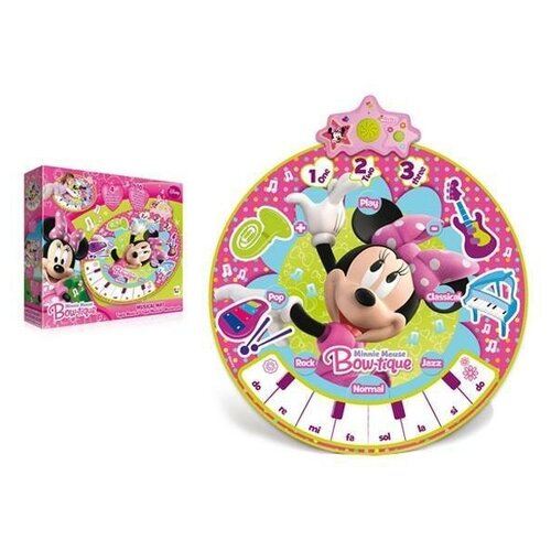 фото Коврик imc toys minnie развивающий игровой музыкальный на батарейках, 180963