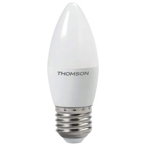 фото Thomson лампа светодиодная thomson e27 8w 4000k свеча матовая th-b2022