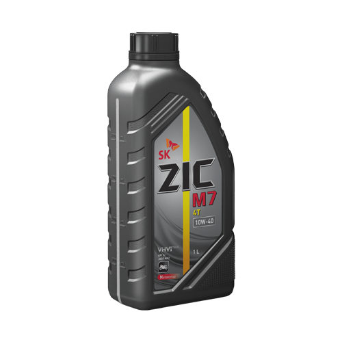 фото Синтетическое моторное масло zic m7 4t 10w-40, 1 л