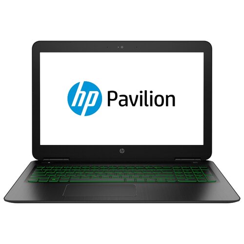 фото Ноутбук HP PAVILION 15-bc522ur (Intel Core i5 9300H 2400 MHz/15.6"/1920x1080/8GB/512GB SSD/DVD нет/NVIDIA GeForce GTX 1650/Wi-Fi/Bluetooth/DOS) 7JU09EA темно-серый/зеленый хромированный логотип