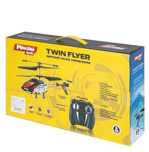 Вертолет Mioshi Tech Twin Flyer (MTE1202-121) 23 см Радиоуправляемые игрушки Вертолет Mioshi Tech Twin Flyer (MTE1202-121) 23 см Радиоуправляемые игрушки