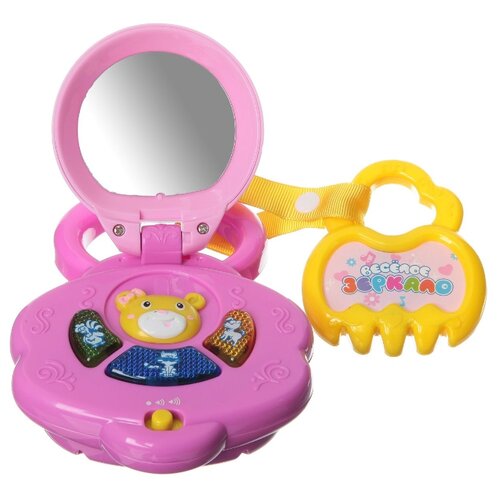 фото Интерактивная развивающая игрушка zhorya веселое зеркало (zy294492) розовый