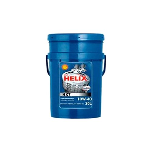фото Моторное масло shell helix hx7 10w-40 20 л