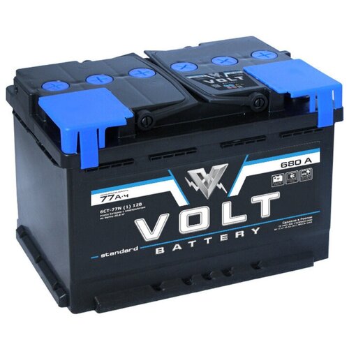 фото Автомобильный аккумулятор volt standard 6ст-77.1 прямая полярность ёмкость 77 ач