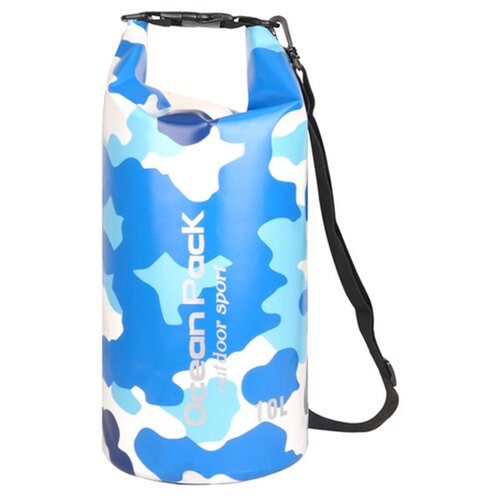 фото Водонепроницаемая сумка nuobi camouflage ocean pack (голубой (10 л))