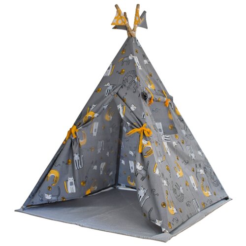 фото Палатка доммой стандартный с ковриком кошки