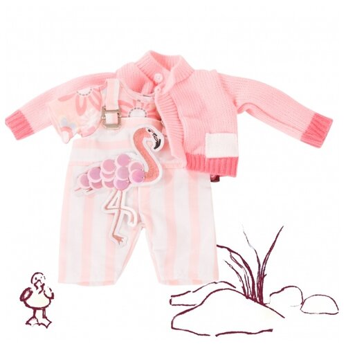 фото Набор одежды для куклы gotz "фламинго", 30-33 см (3403022)