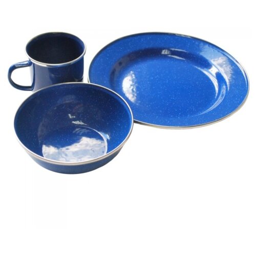 фото Набор туристической посуды tramp trc-074, 3 шт. синий
