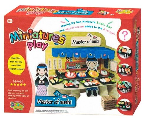 Масса для лепки Donerland Miniature Play Master of Sushi (NA15013) Масса для лепки Donerland Miniature Play Master of Sushi (NA15013)