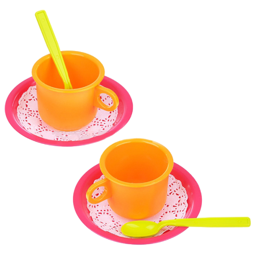 фото Набор посуды росигрушка чайная пара розе 9252