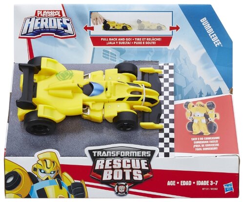 Трансформер Hasbro Transformers Бамблби. Гоночные машинки (Трансформеры-спасатели) B7131 Трансформер Hasbro Transformers Бамблби. Гоночные машинки (Трансформеры-спасатели) B7131
