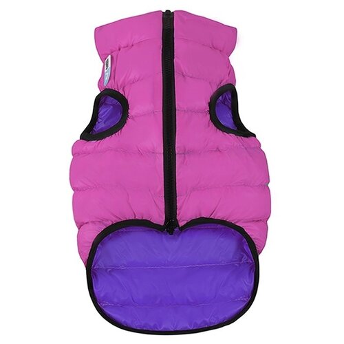фото Куртка двухсторонняя для собак "airyvest", унисекс (цвет: розово-фиолетовый), размер l 65