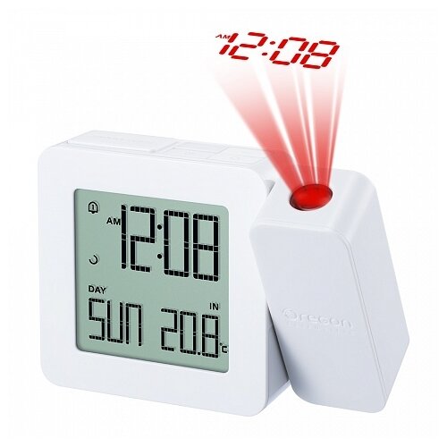 фото Часы с термометром oregon scientific rm338px, белый