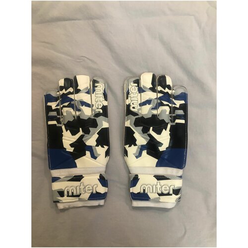 фото Вратарские перчатки , размер 10, белый нет бренда