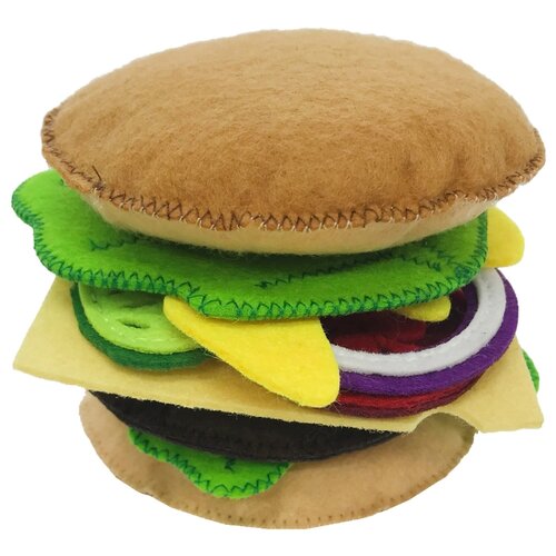 фото Набор продуктов santa lucia набор "гамбургер" sl3041 разноцветный