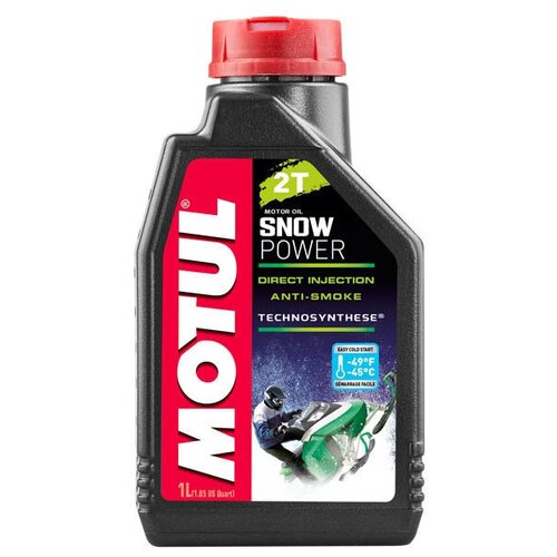 фото Полусинтетическое моторное масло motul snowpower 2t, 1 л