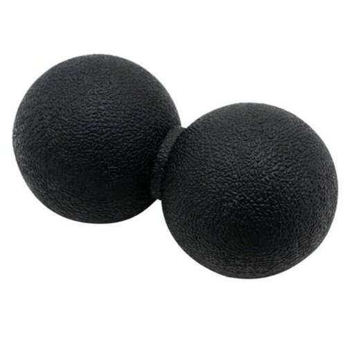 фото Массажный мяч для фитнеса, йоги и пилатеса, сдвоенный, черный, 11,5 см urm