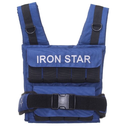 фото Утяжелитель жилет 1-18 кг iron star s3 professional синий