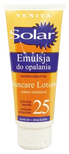 Venita Solar солнцезащитная эмульсия SPF 25 Venita Solar солнцезащитная эмульсия SPF 25