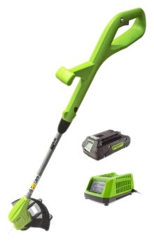 Триммер greenworks 2101207ua 24V G24LT30 Basic, с АКБ и ЗУ Триммер greenworks 2101207ua 24V G24LT30 Basic, с АКБ и ЗУ