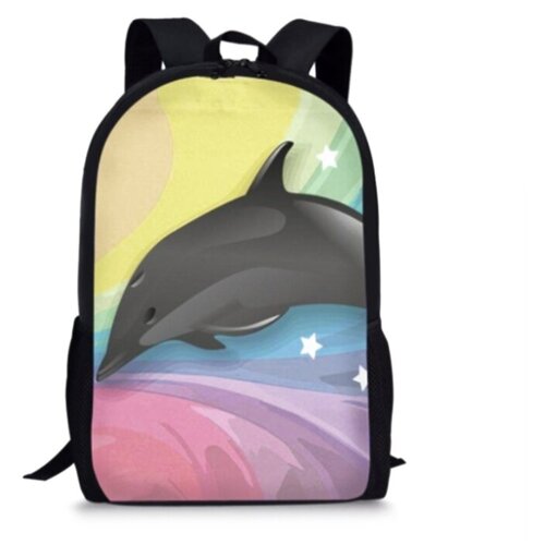 фото Рюкзак туристический/городской "дельфин", разноцветный icon