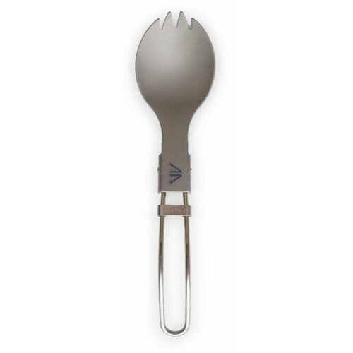 фото Сверхлегкая титановая складная ложка-вилка goraa titanium spork нет бренда