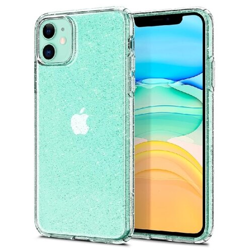 фото Чехол spigen liquid crystal glitter (076cs27181) для iphone 11 (crystal quartz)