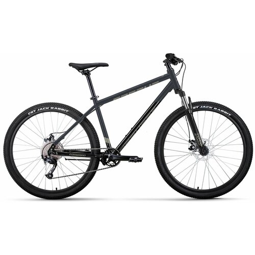 фото Велосипед forward apache 29 2.0 d 2023 рост 17" темно-серый/черный